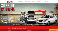 Desktop Screenshot of milanocar.com